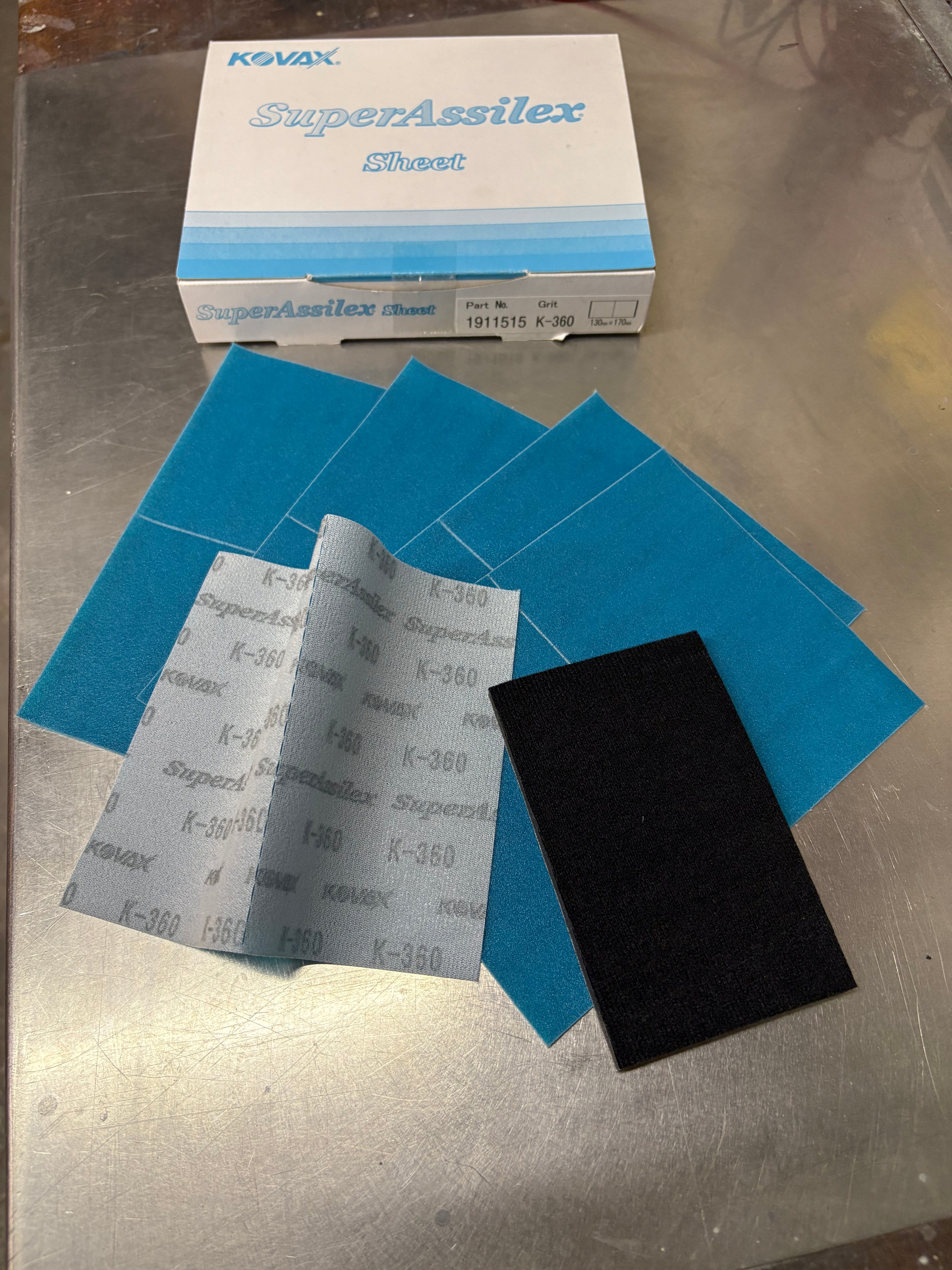 130x170 Kovax SuperAssilex k-360 5sheets and pad