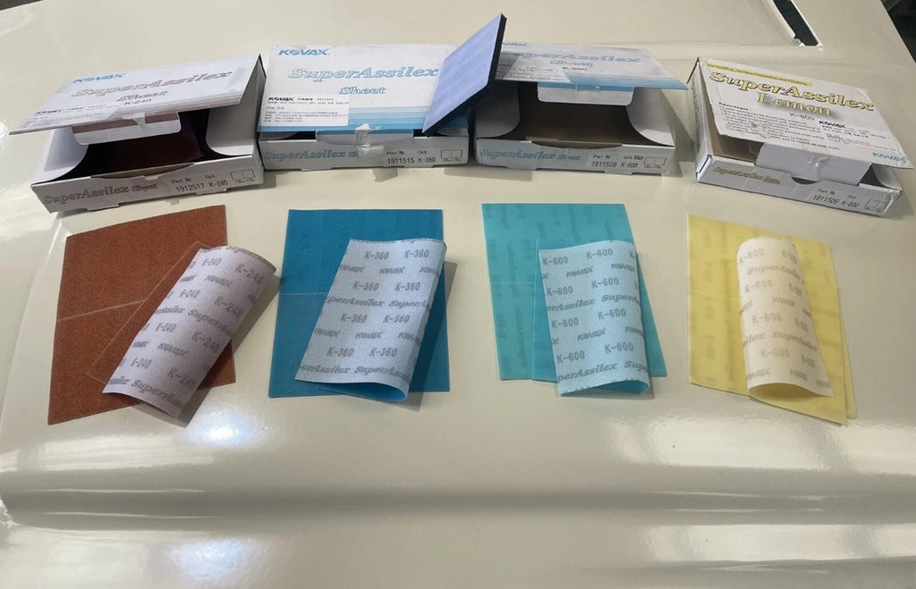 Kovax abrasive sheets set/prepping kit