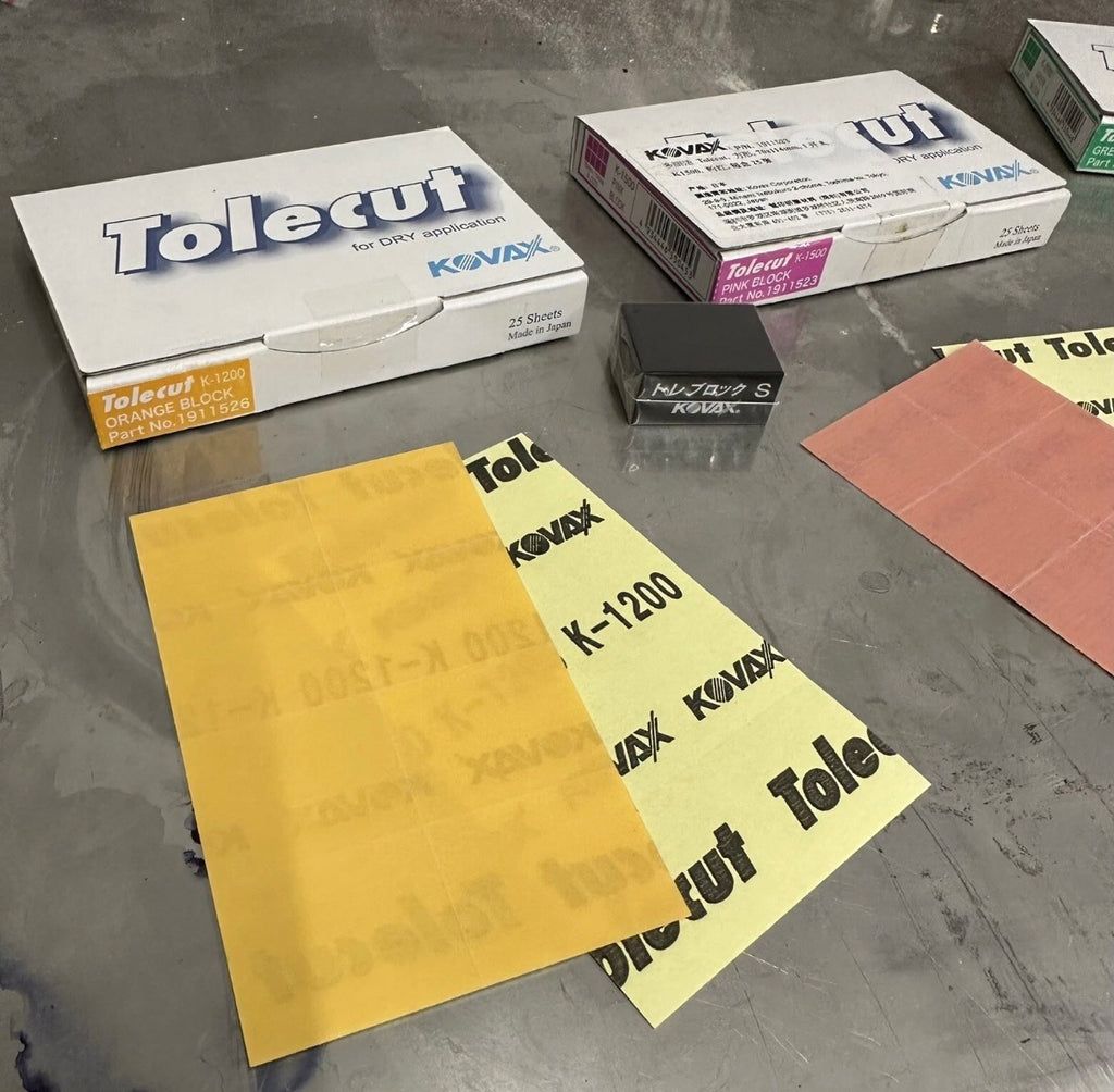Kovax Tolecut sanding kit 1200/1500/2000