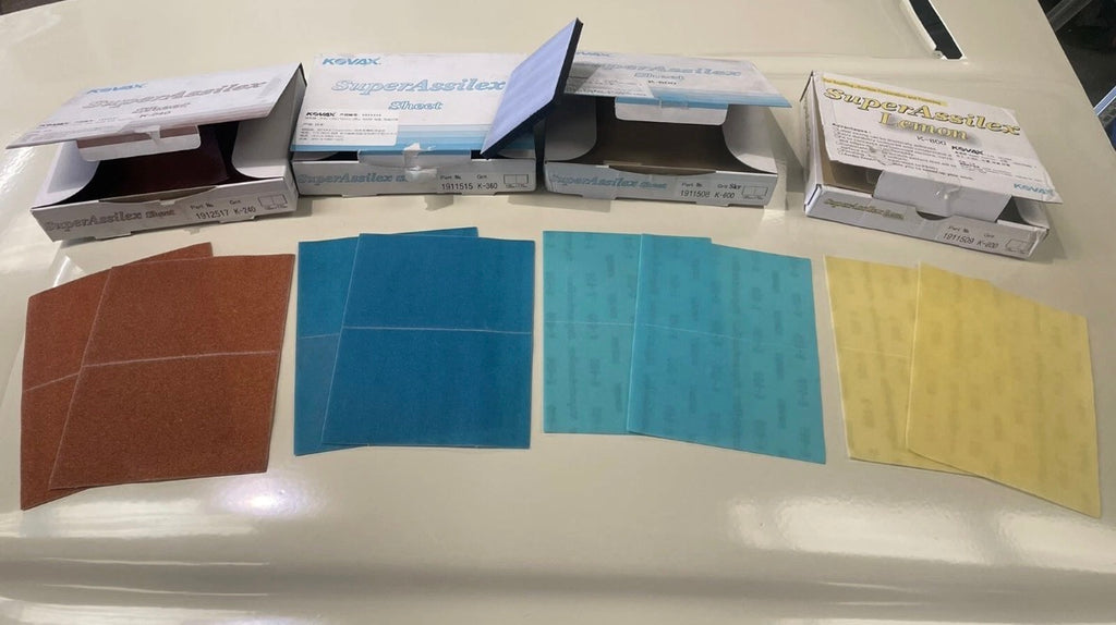 Kovax abrasive sheets set/prepping kit