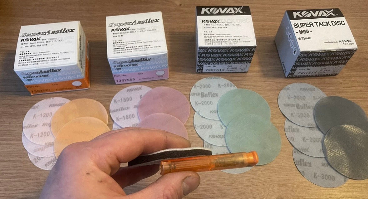 Kovax 3” sanding discs kit
