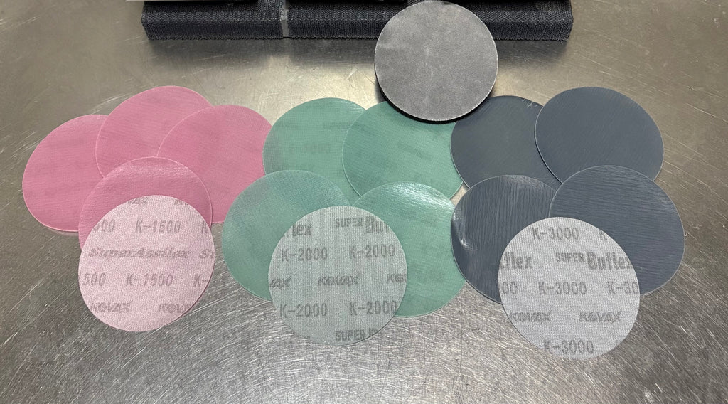 3” Kovax sanding kit 1500/2000/3000