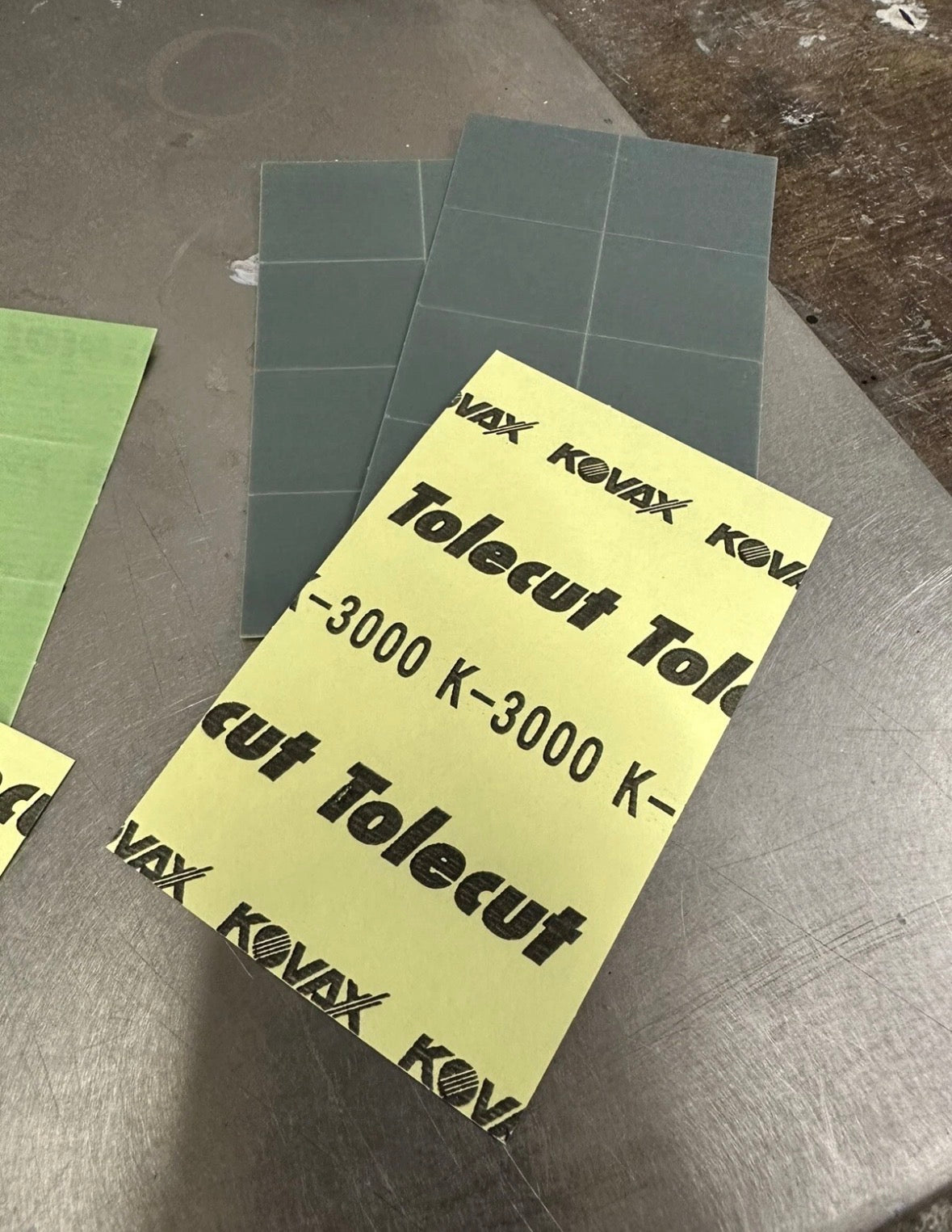 Kovax Tolecut 1/8cut Stick On Sandpaper top up 1200/1500/2000/3000