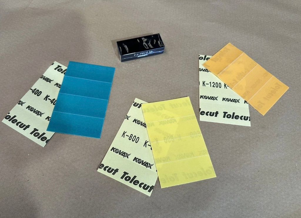 Kovax Tolecut sanding kit M 400/800/1200