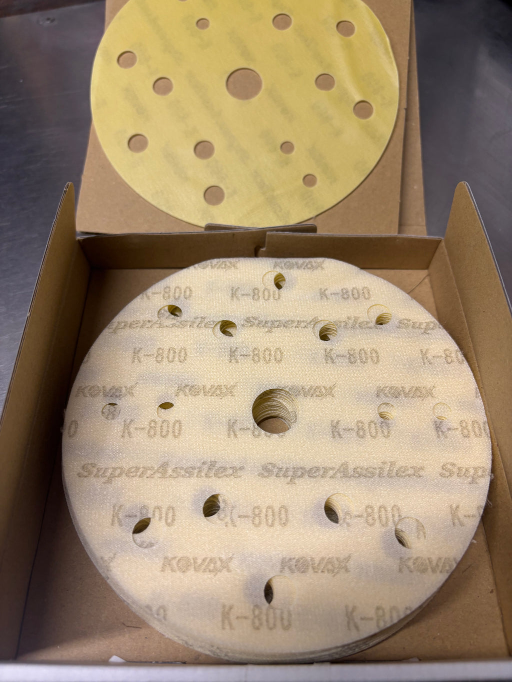 6” Kovax SuperAssilex k-800, 15holes