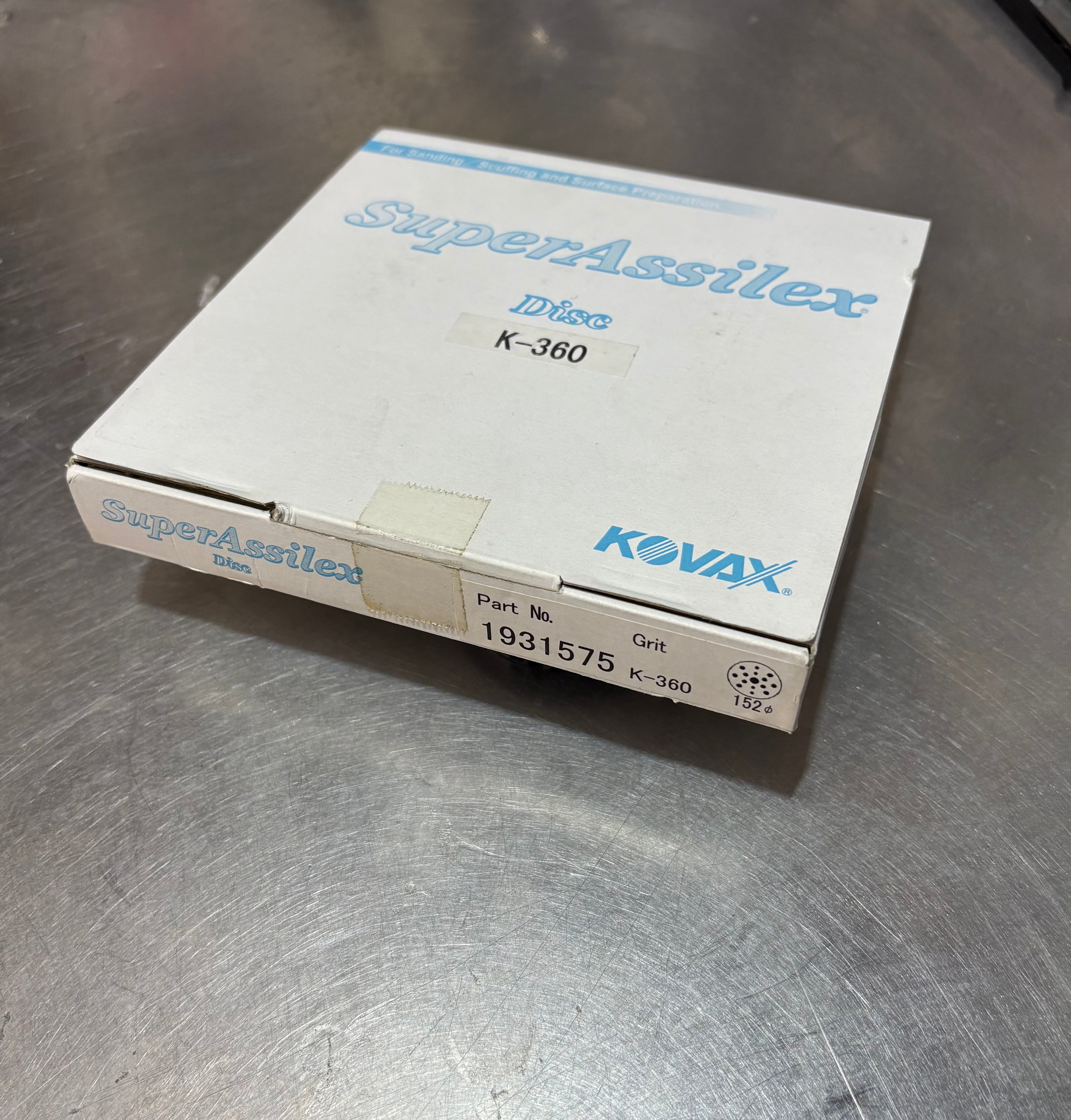 Kovax K-360 SuperAssilex 152mm sanding discs 15 holes