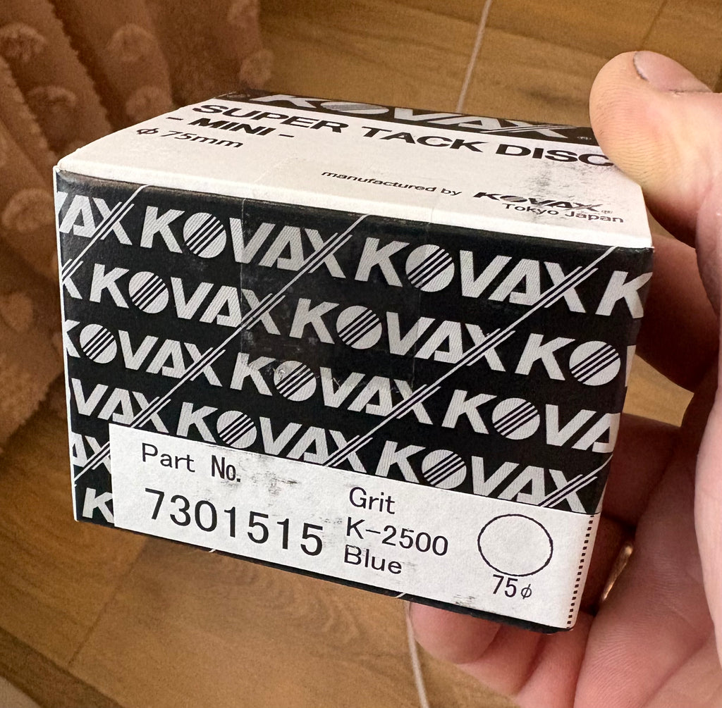 Kovax Buflex K-2500 Super Tack discs 77mm