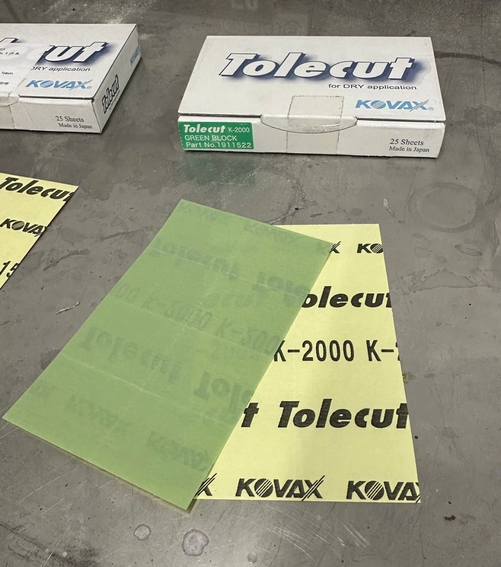 Kovax Tolecut sanding kit 1200/1500/2000