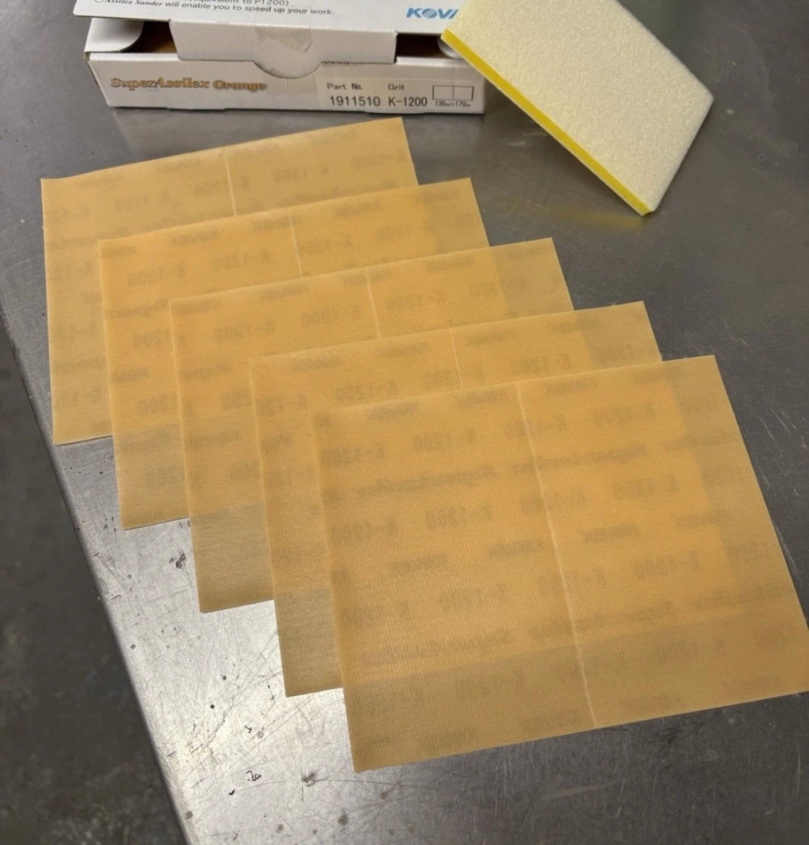 Kovax SuperAssilex K-1200 5sheets and pad