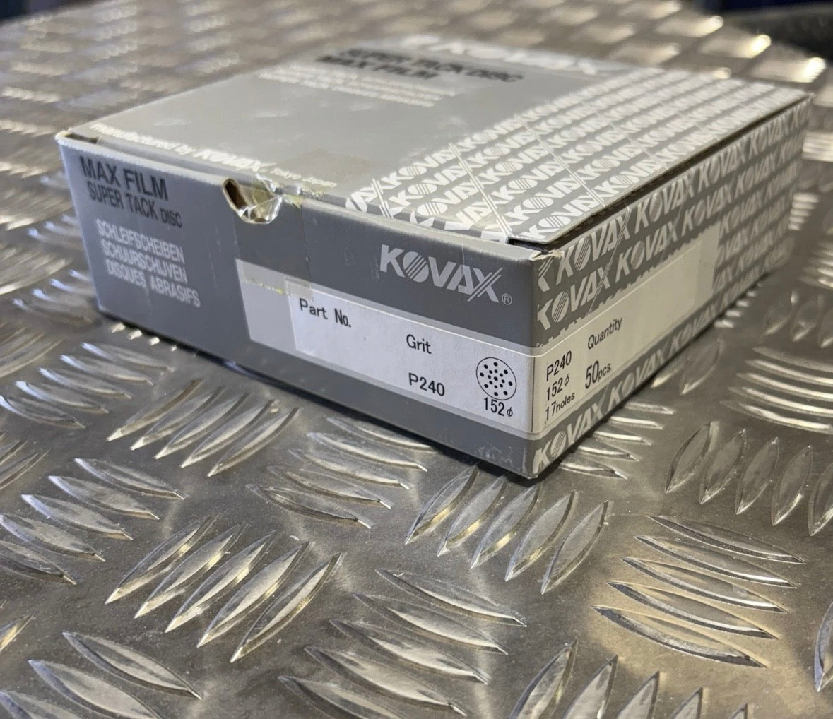 6” Maxfilm Kovax P240, 50pcs box