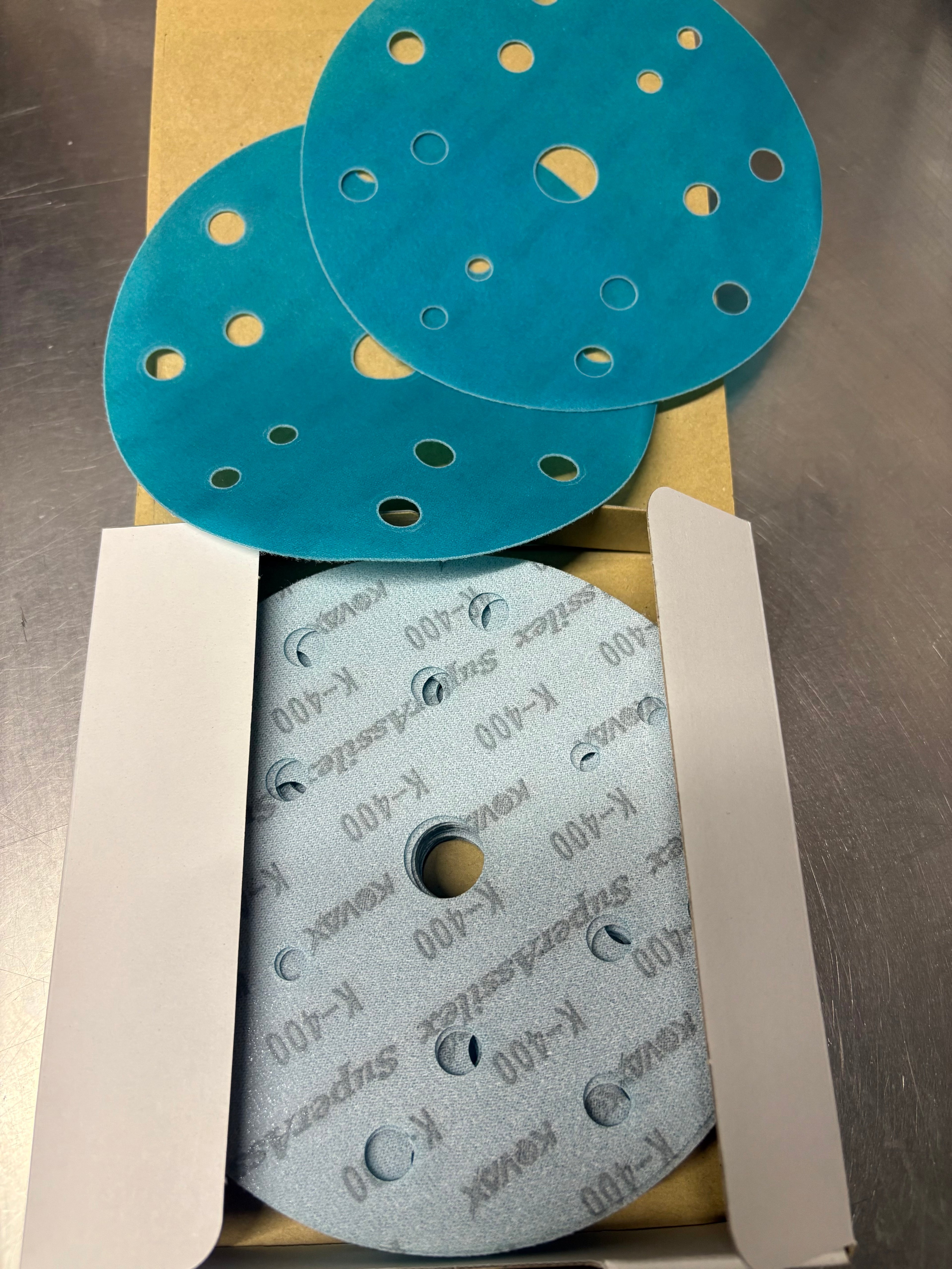 6” Kovax SuperAssilex k-400, 15holes