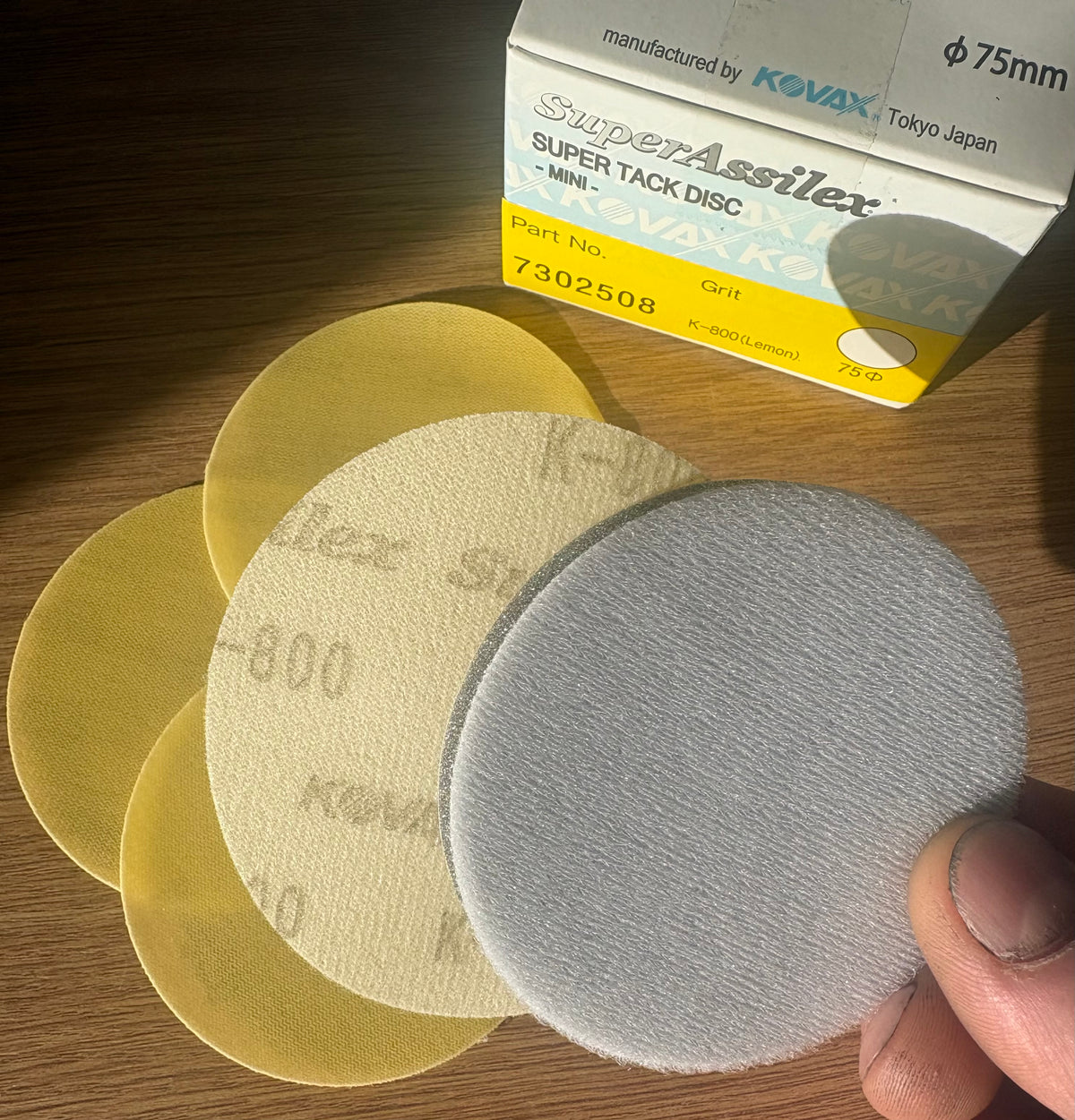 Kovax SuperAssilex K-800 Super Tack discs 75mm