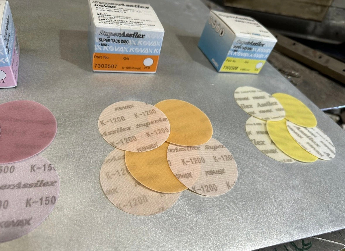 Kovax 3” sanding discs kit 800/1200/1500/2000/3000