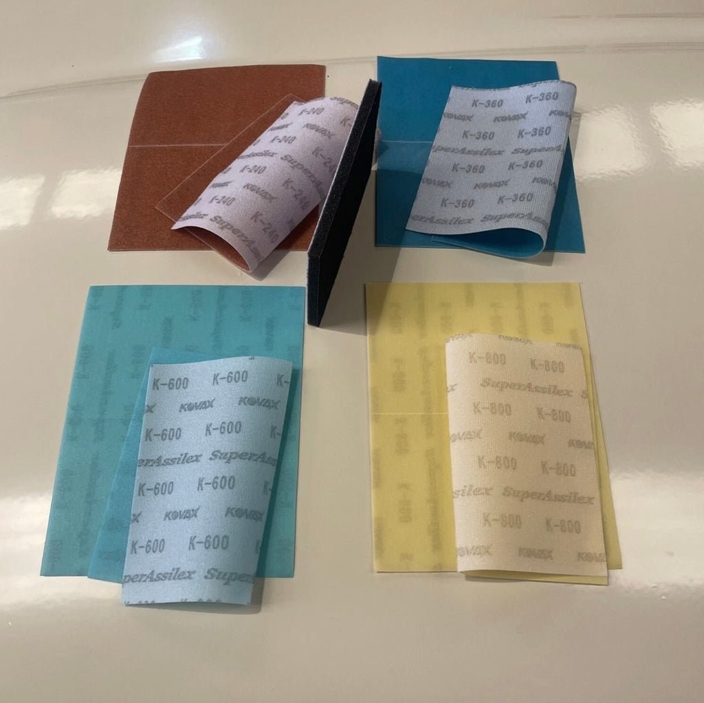 Kovax abrasive sheets set/prepping kit