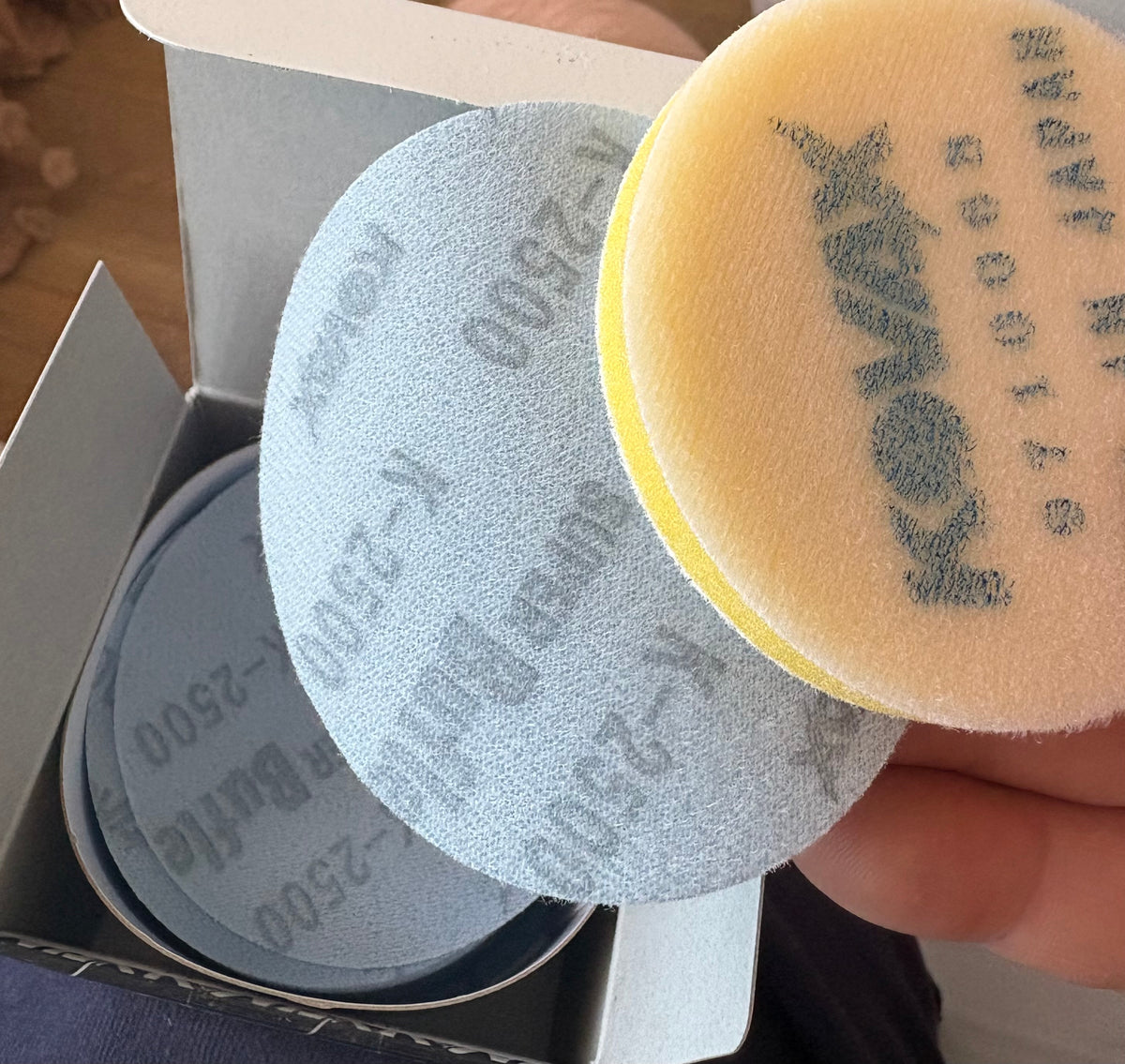 Kovax Buflex K-2500 Super Tack discs 77mm