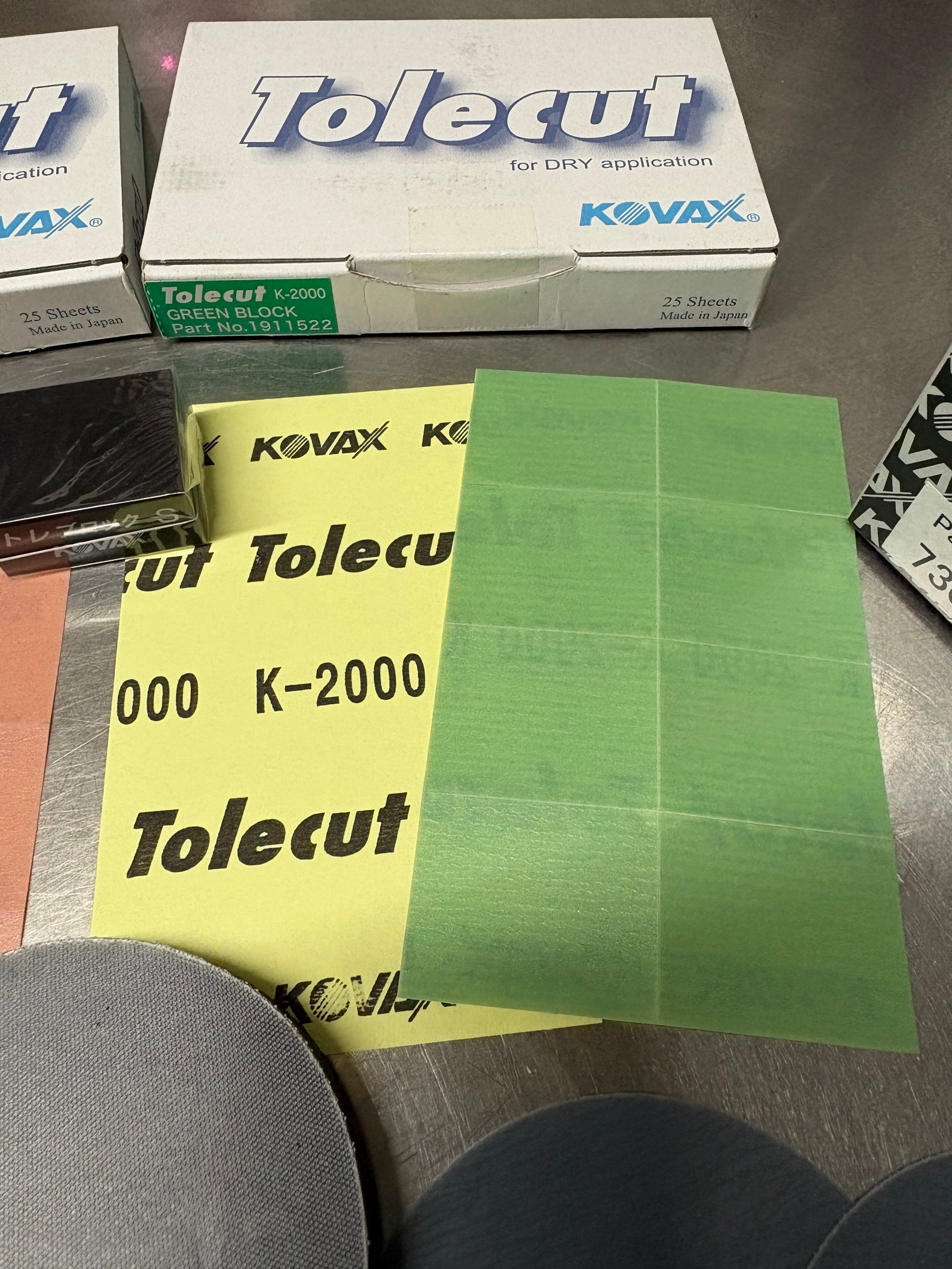 Kovax Tolecut/Buflex sanding kit