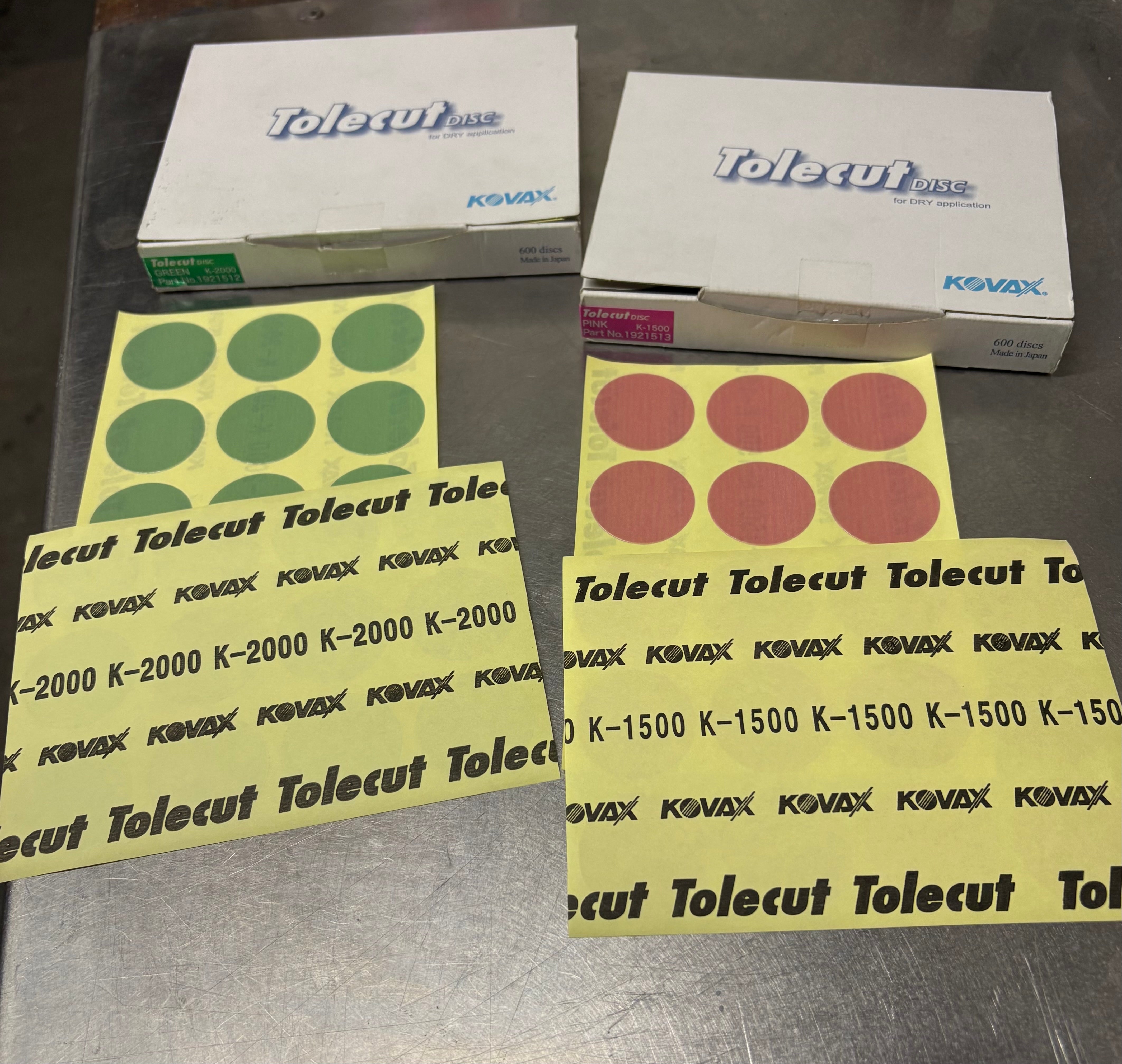 Kovax Tolecut 34mm discs 1500/2000 top up – IgorSmart