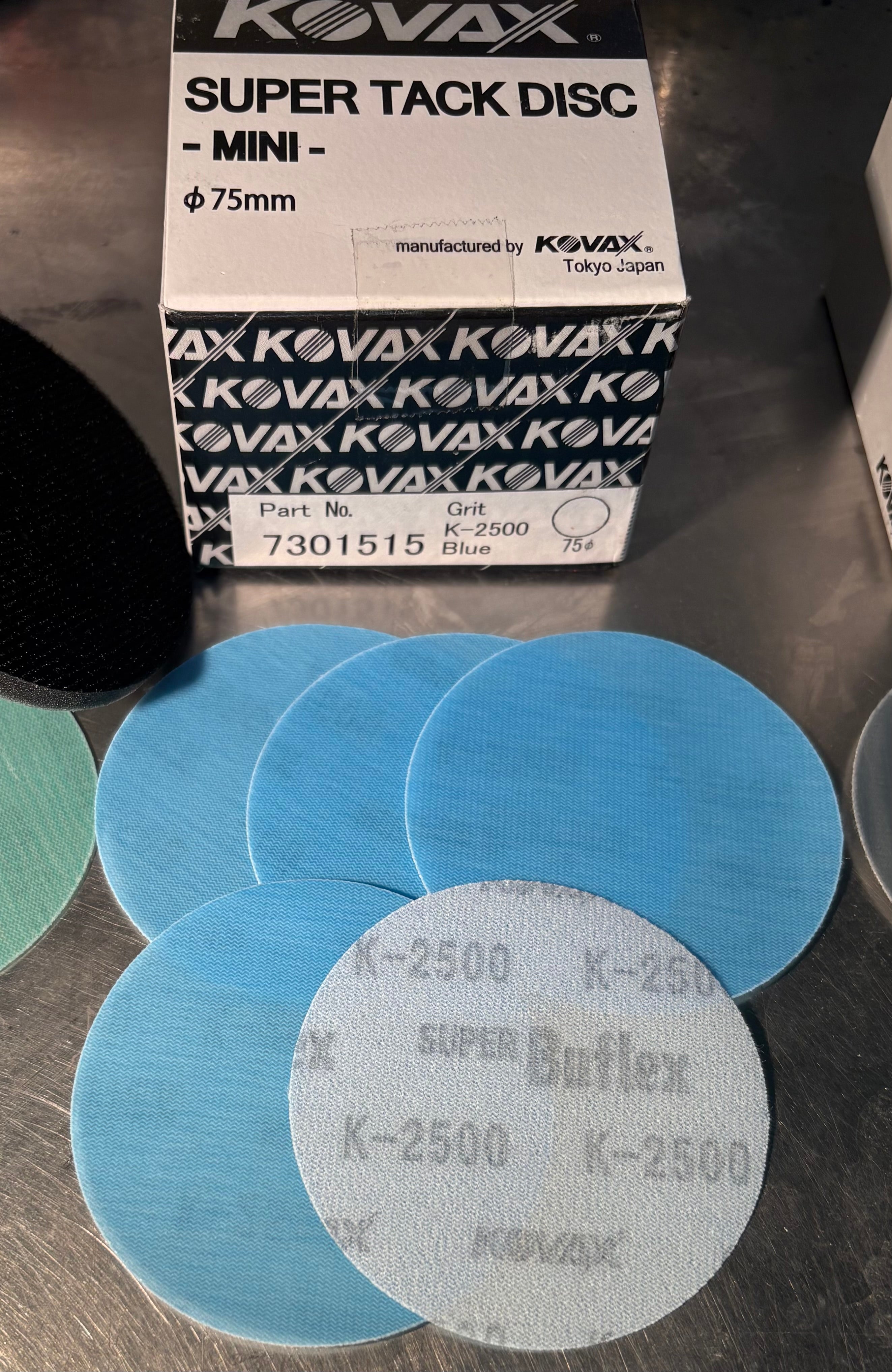 Kovax 75mm (3") Ultimate Paint Correction Kit – K-1500 K-2000 K-2500 K-3000 (20 Discs + Pad)
