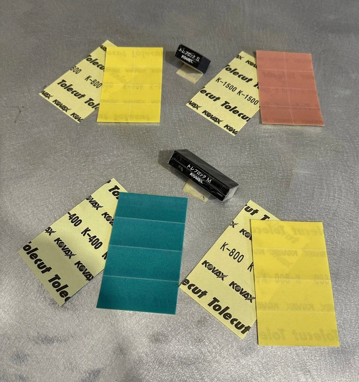 Kovax Tolecut sanding kit S+M 400/800/1500