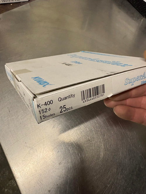 6” Kovax SuperAssilex k-400, 15holes