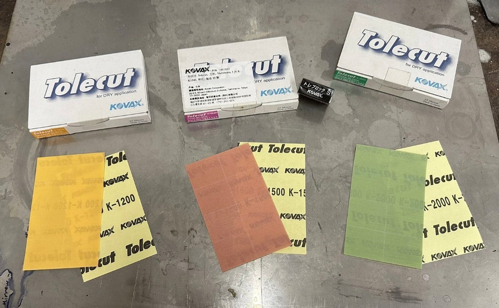 Kovax Tolecut sanding kit 1200/1500/2000