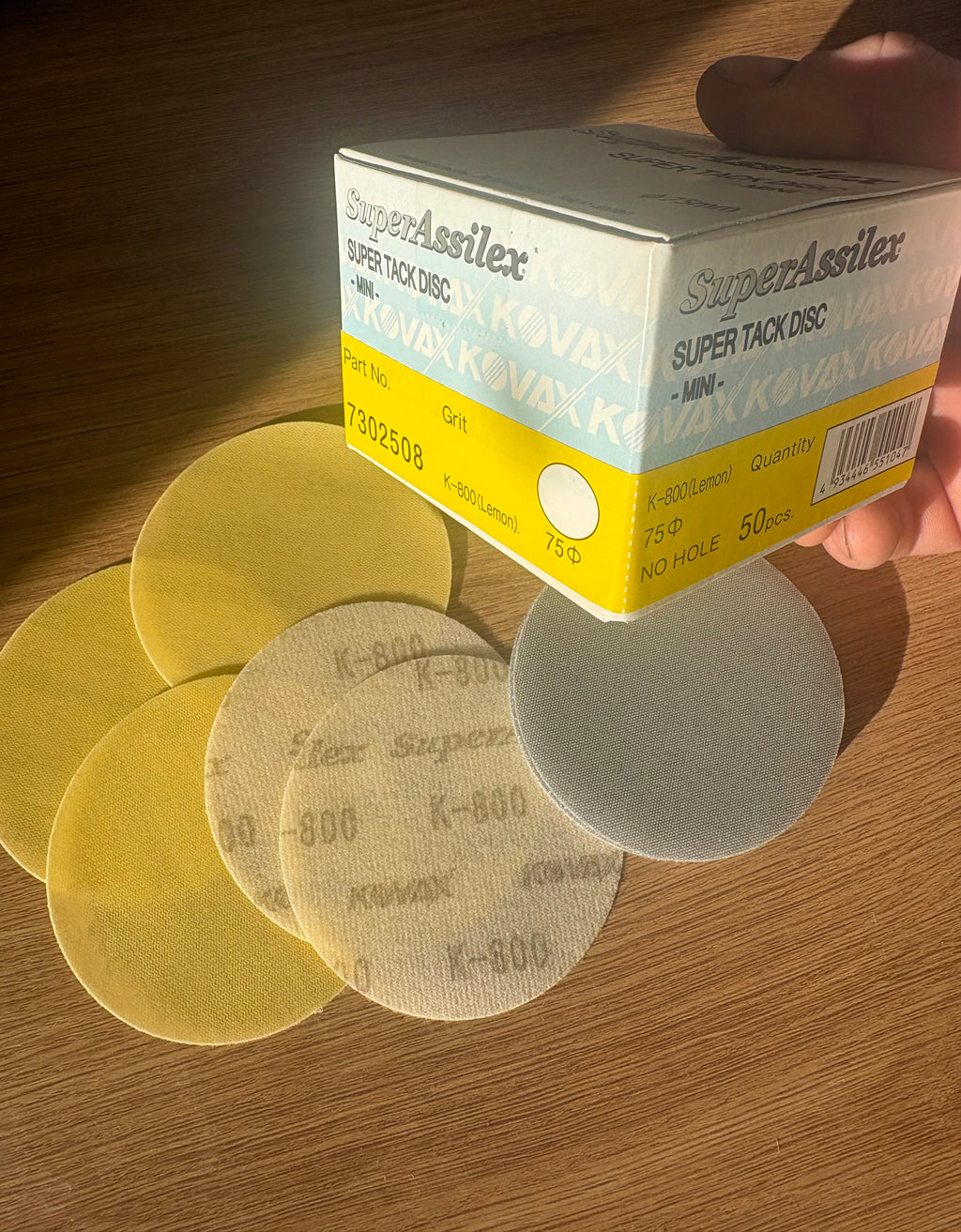 Kovax SuperAssilex K-800 Super Tack discs 75mm