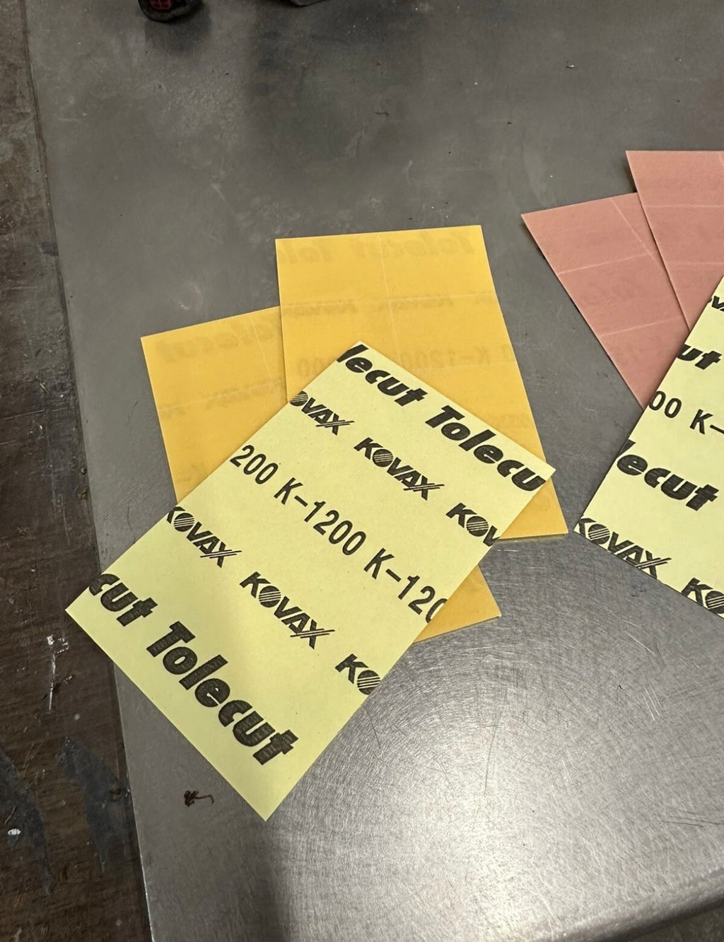 Kovax Tolecut 1/8cut Stick On Sandpaper top up 1200/1500/2000/3000
