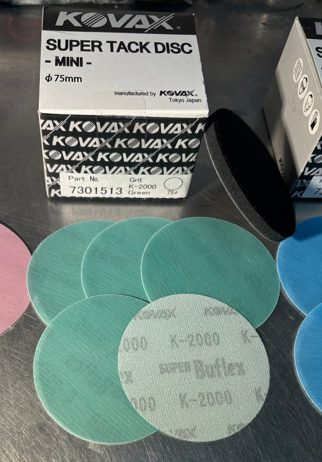 Kovax 75mm (3") Ultimate Paint Correction Kit – K-1500 K-2000 K-2500 K-3000 (20 Discs + Pad)