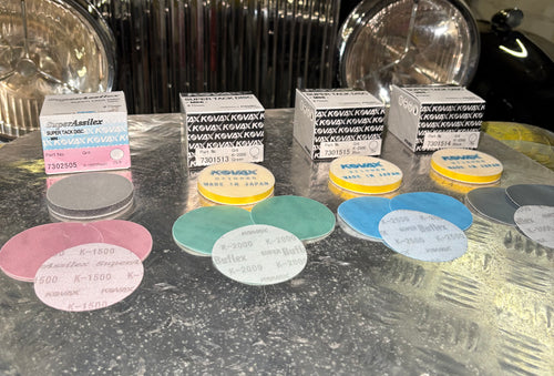 3” 75mm Kovax Sanding discs Bundle 1500/2000/2500/3000