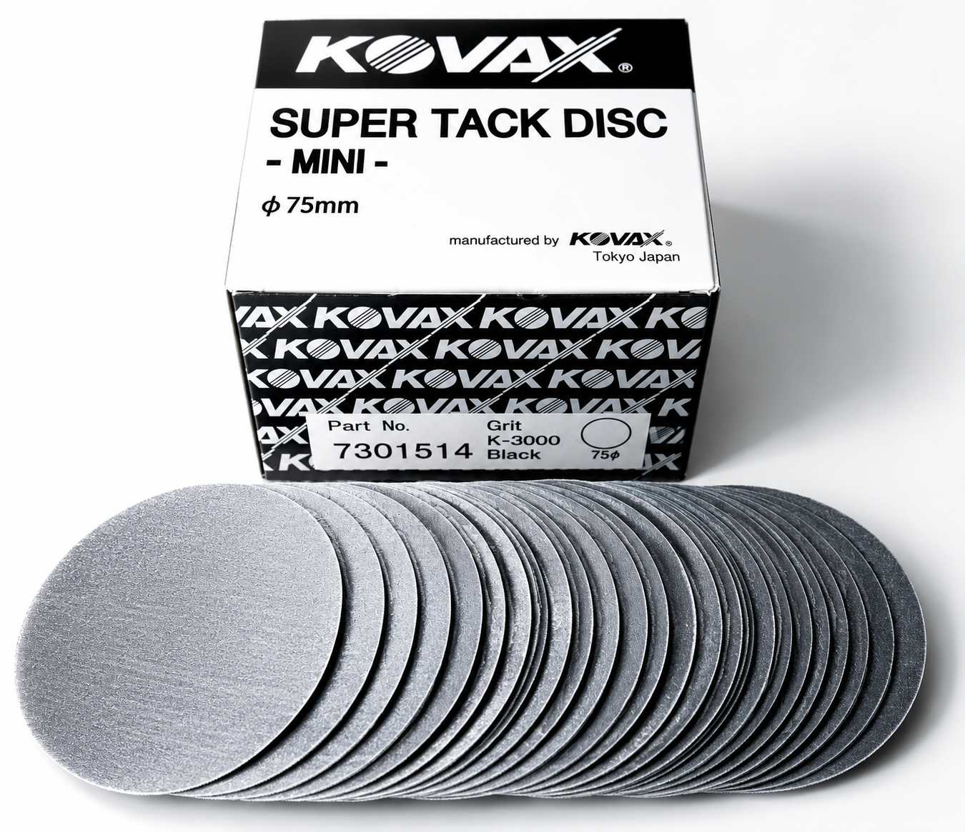 Kovax Buflex Super Tack discs K-3000 77mm 3”