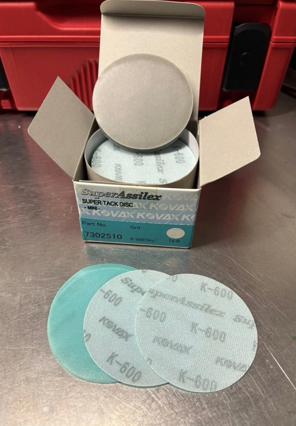 Kovax K-600 3”, 75mm Sanding Discs