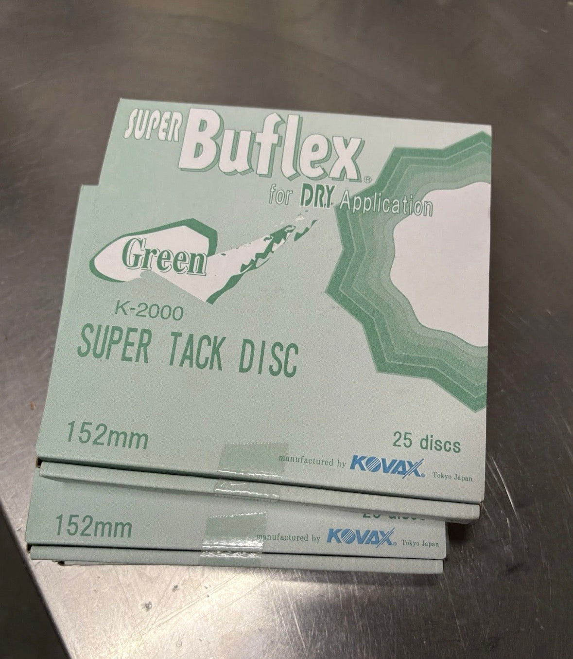 6” Kovax Buflex K-2000, 15 Holes