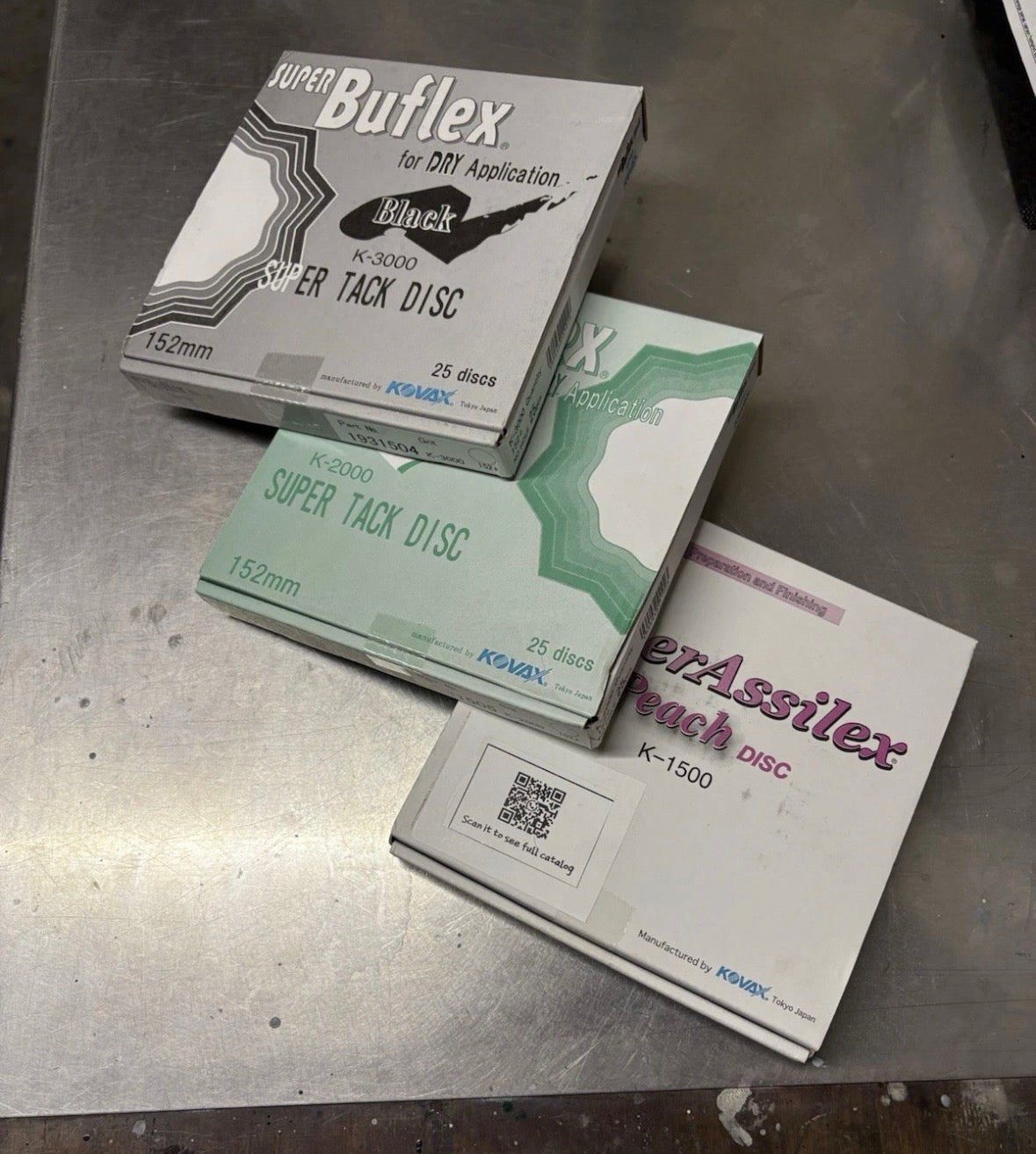 Kovax 6” Bundle 1500,2000,3000 And 2x Pads
